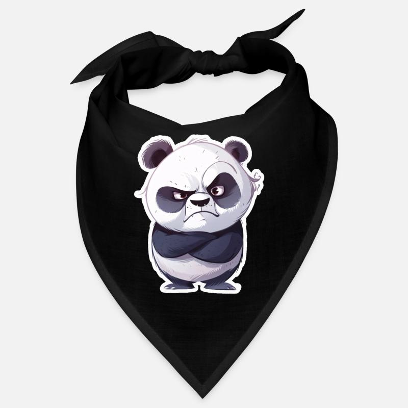 Eingeschnappter Beleidigter Panda Bandana