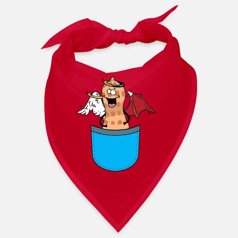Sacs Peanut Angel Devil Guardian Angel Bandana