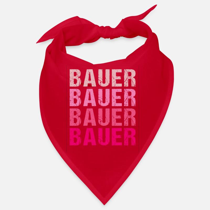 Bold Bauer Inspired Text Color Fade Effect Bandana