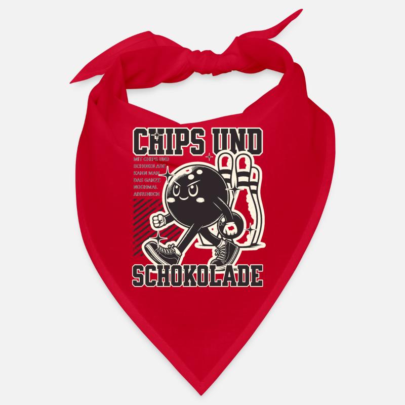 Mit Chips und Schokolade kann man das abrunden Bandana