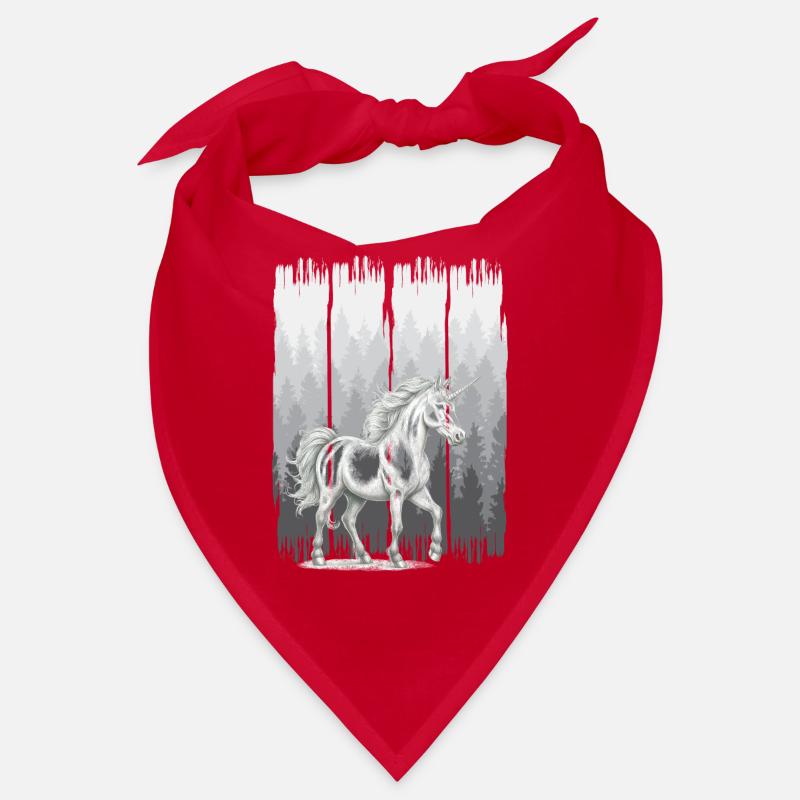 Wald Pferd Pferde Einhörner Einhorn Wildpferd Bandana