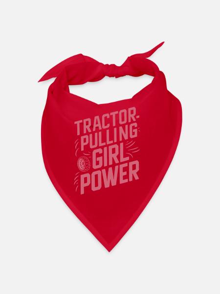 Tracteur tirant un tracteur Tracteur tirant un tracteur Power Farm - Bandana - rouge - Devant