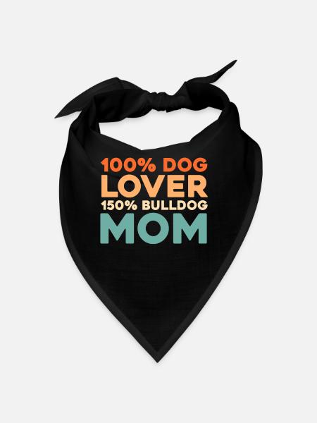 Bouledogue - Bandana - rouge - Devant