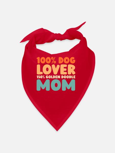 Golden Doodle - Bandana - Rot - Vorne