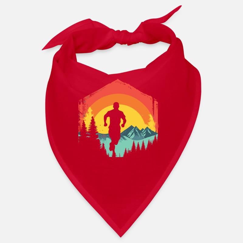 Running design for runners at the marathon Bandana