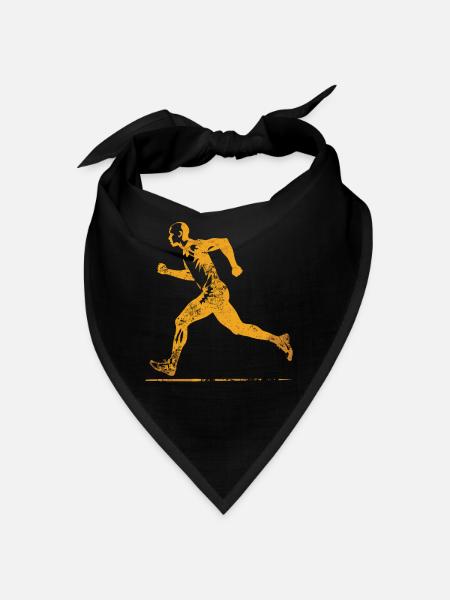 Running design for runners at the marathon - Bandana - red - Front