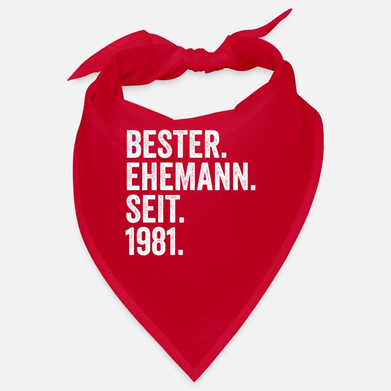 Valentinstag Bester Ehemann Seit 1981 Bandana