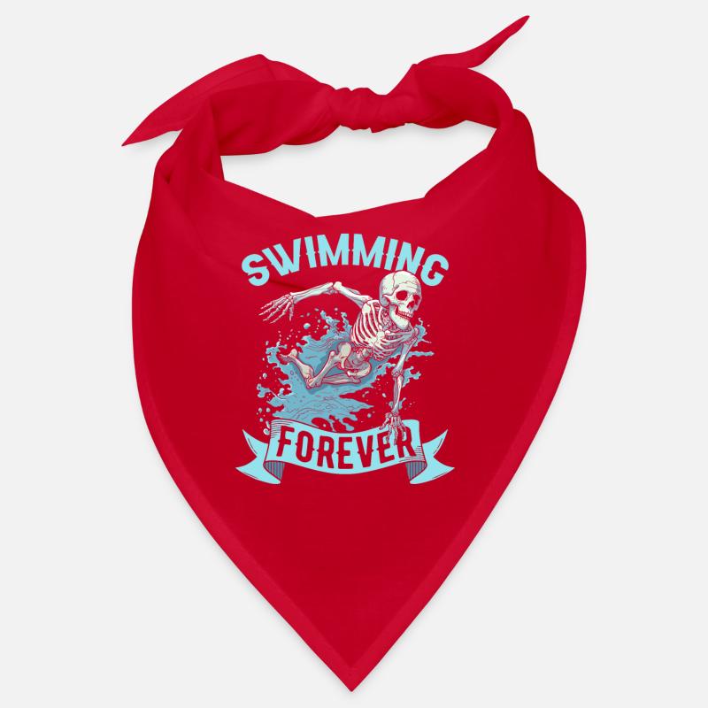 Swimming Float Skeleton Bandana