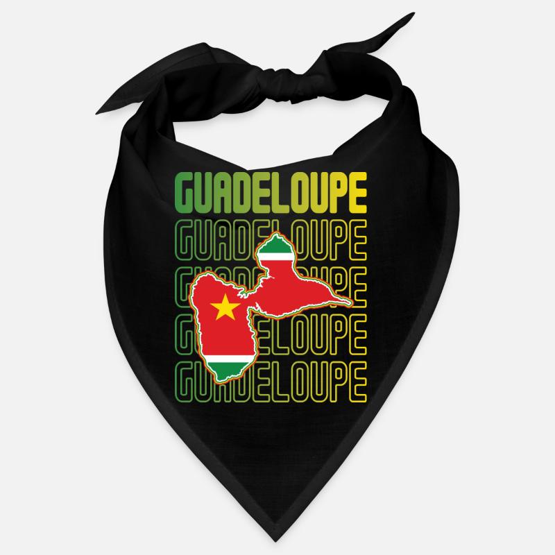idee cadeau design drapeau de la guadeloupe Bandana