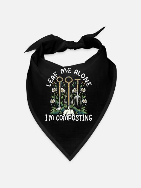 Organic Farmer Permaculture Food Forest - Bandana - Schwarz - Vorne