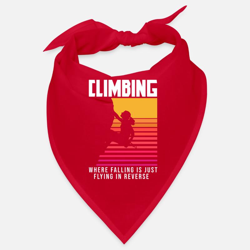 Klettern Mountain Boulder Climble Kletterer Bandana