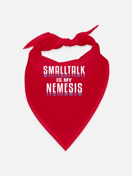 Personnalité Intj : Introvertis - Bandana - rouge - Devant