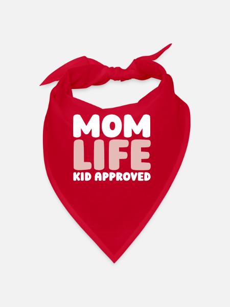 Mom Mom - Bandana - red - Front