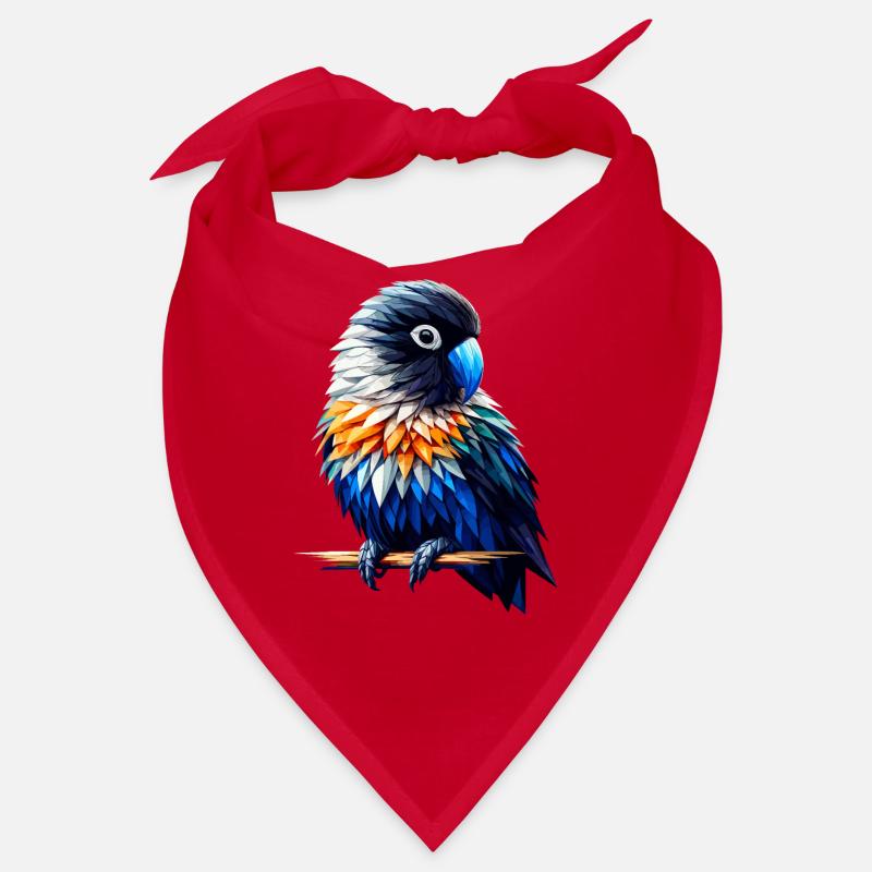 Polygon Art Inséparable Observation des oiseaux Bandana