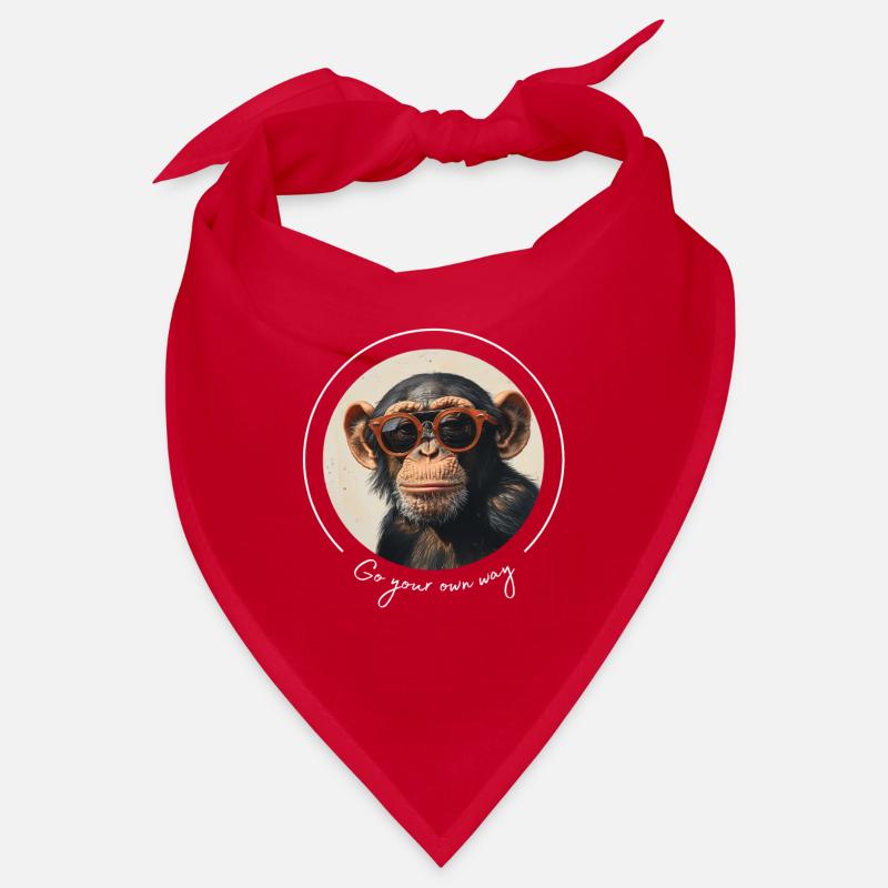 Monkey Sunglasses Cool Bandana