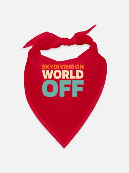 Skydiving - Bandana - red - Front