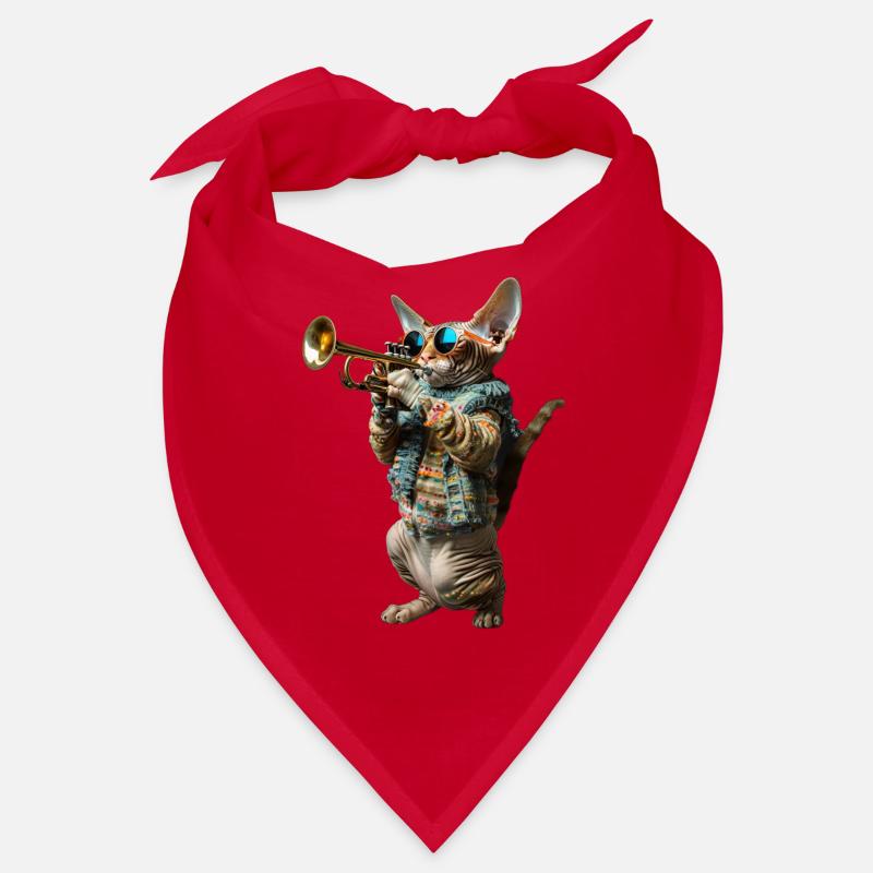 Devon Rex Trumpet Bandana