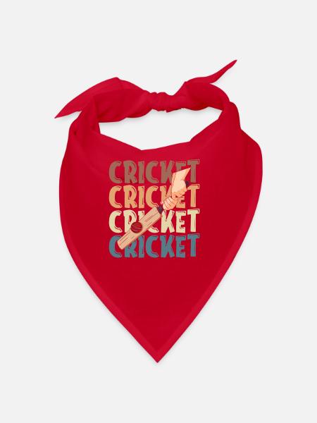 Cricket - Bandana - Rot - Vorne
