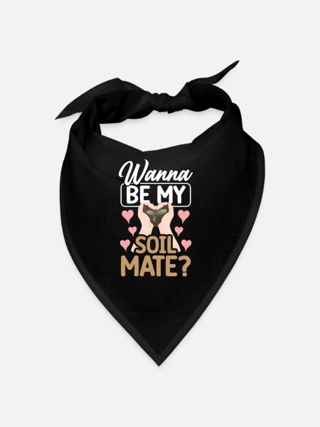 Dear Soil Science Agricultural Scientist - Bandana - black - Front