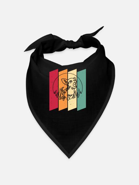Chihuahua Lune Hurlant - Bandana - noir - Devant