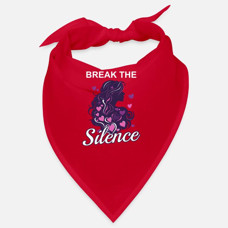 Häusliche Gewalt bricht das Schweigen Bandana