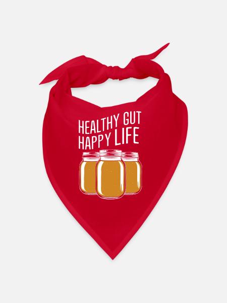 Vorteile Von Kombucha Für Brewer Maker Tea Lover - Bandana - Rot - Vorne
