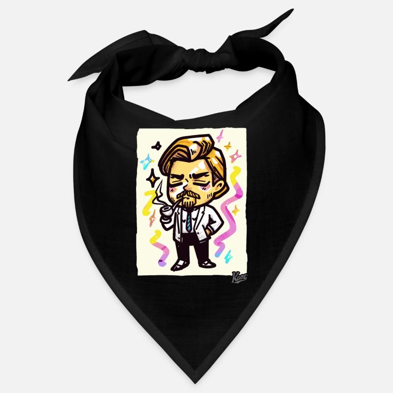 Little Leonardo : Gentleman with a Pipe Bandana