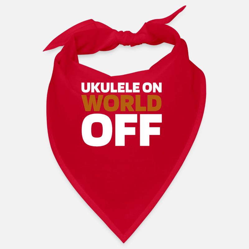 Ukulele Ukulele On World Off Bandana