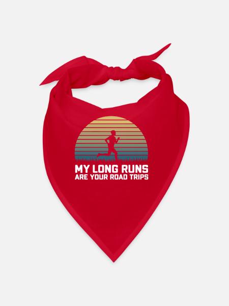 Ultra Running Ultramarathon Runner Marathoner - Bandana - red - Front