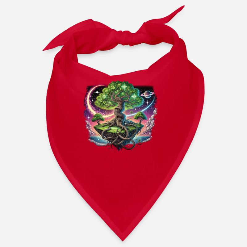 Der Kosmos Mit Unserem „space Tree“-design Bandana
