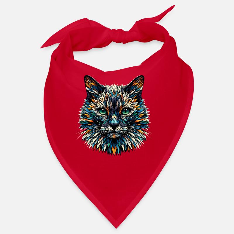 Polygone Art Bombay Chat Bandana