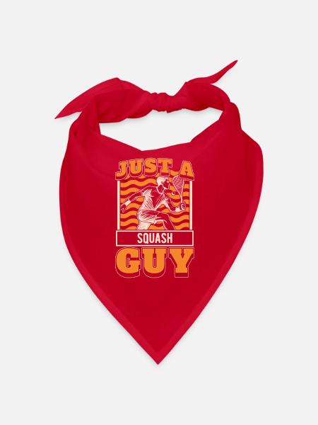 Squash Just A Squash Guy - Bandana - Rot - Vorne