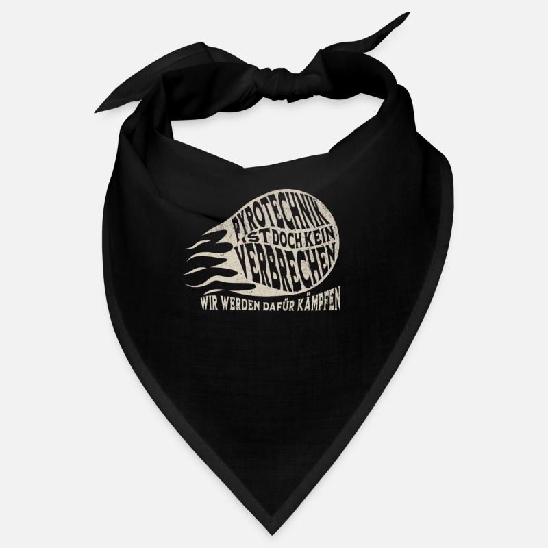 Pyrotechnics are not a crime - Meme Spruch Bandana
