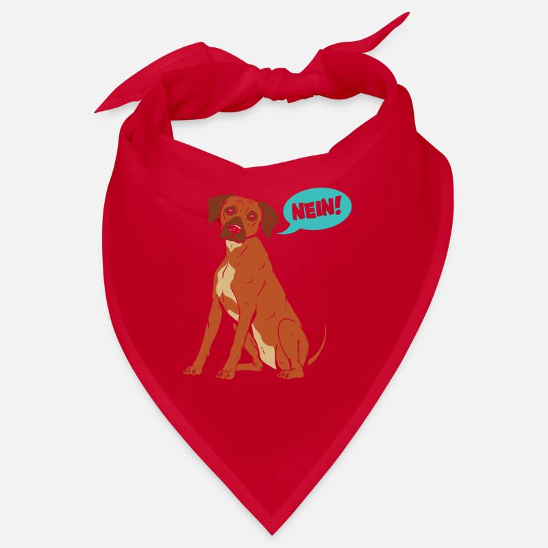 Rhodesian Ridgeback Funny NO! Stubborn Ridgeback Bandana