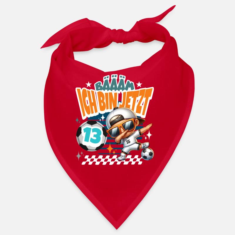 Fußball 13. Geburtstag Bääm Ich Bin Jetzt 13 Bandana