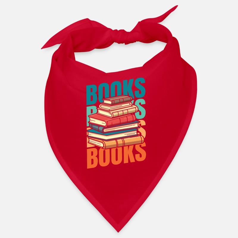 Buch Leseratte Bücherwurm Bandana