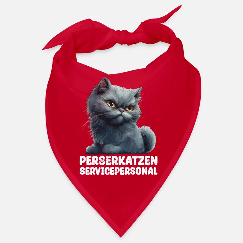 CHAT PERSAN SERVICE STAFF Drôle de chat persan Bandana