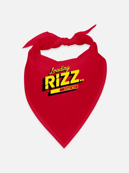 Rizzler Culture Gaming Life Rizzler Quotes - Bandana - red - Front