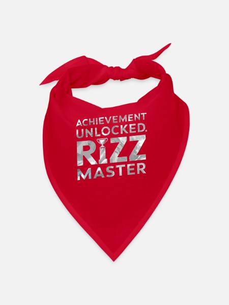 Rizzler Culture Gaming Life Rizzler Quotes - Bandana - red - Front