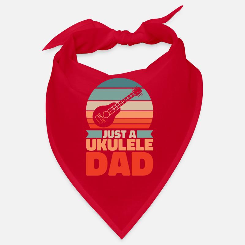 Père de ukulélé juste un papa de ukulélé Bandana