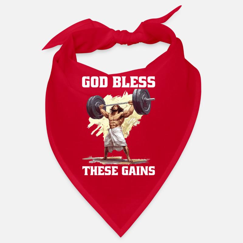 God Bless These Gains Bandana