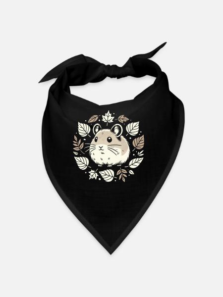 Design américain Pika Lover pour Pika - Bandana - noir - Devant