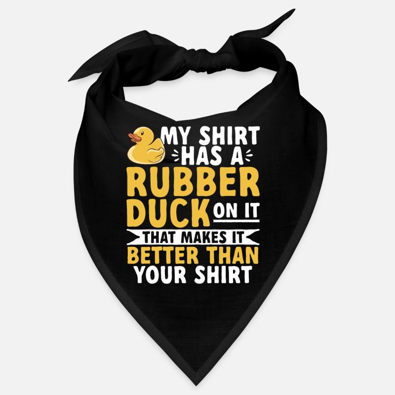 Quietscheentchen Quietscheente Gummiente Bandana