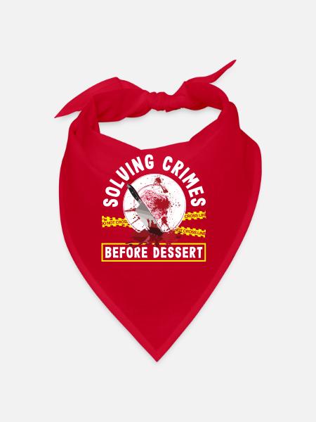 Murder Mystery Dinner, Murder Mystery Dinner - Bandana - red - Front