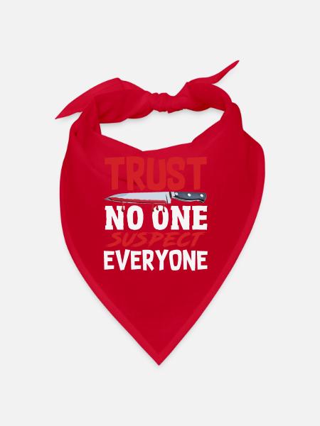 Murder Mystery Dinner, Murder Mystery Dinner - Bandana - red - Front