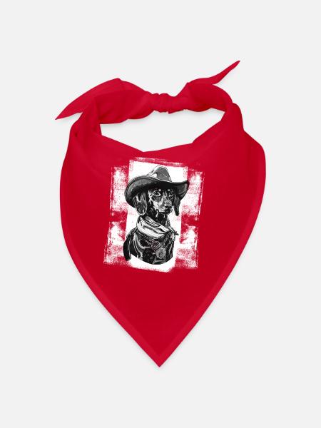 Sheriff Jamnik - Bandana - Rot - Vorne