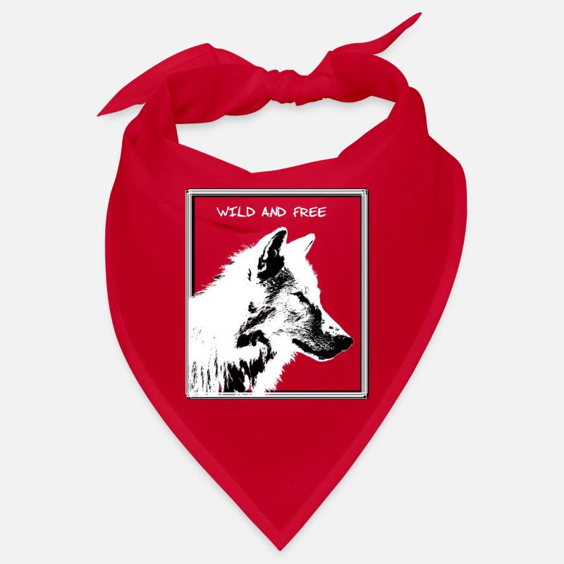 Wolf - Bandana - Rot