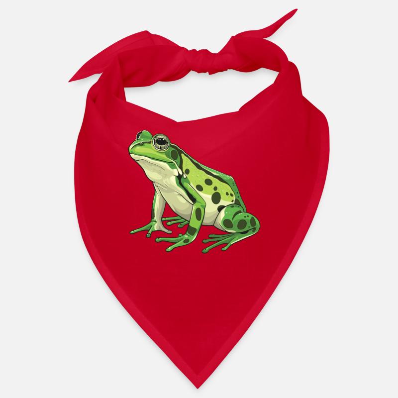 Frogs Catch Frog Hunter Frog Catcher - Bandana - red