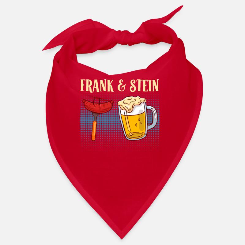 Frank und Stein Wurst und Bier Bayern Bandana