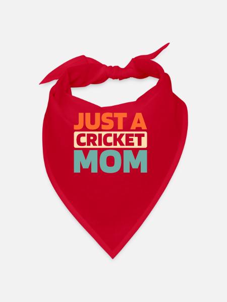 Cricket Just A Cricket Mom - Bandana - Rot - Vorne